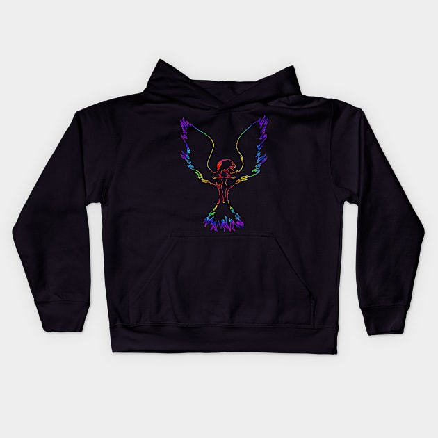 Fire Incarnate Kids Hoodie by eekayj